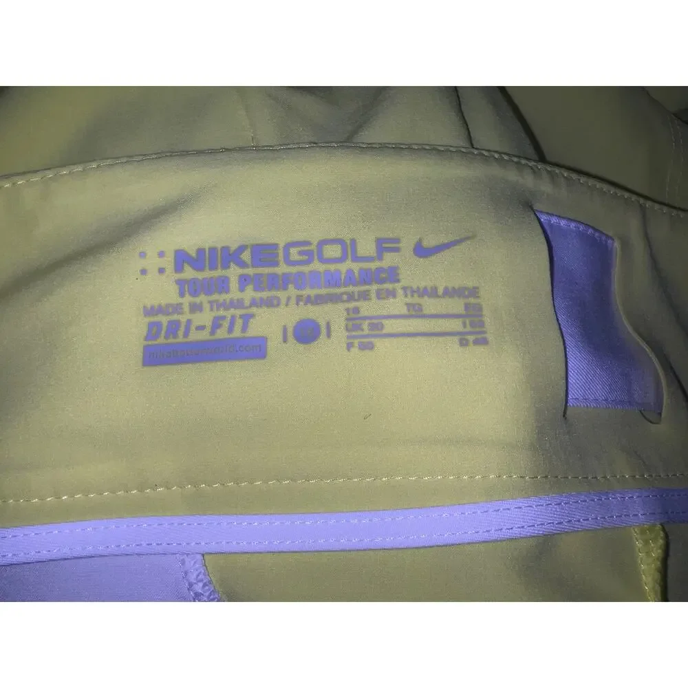 Nike golf tour performance dri-fit women’s yellow & white skirt